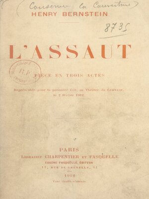 cover image of L'assaut